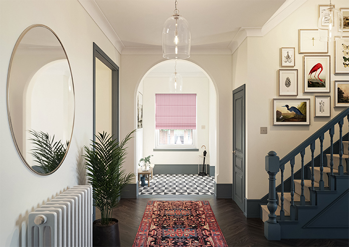 Nautical Stripes, Prom Red - Twist&Fit Roman Blind - Image 8